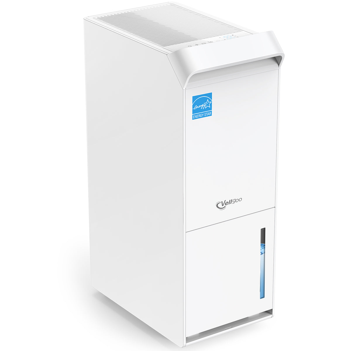 Vellgoo 100 Pints Energy Star Dehumidifier for Basement with Drain Hose(5,000 Sq.Ft ) for Home