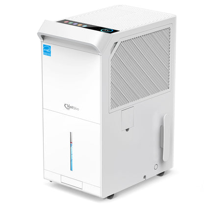 Vellgoo 80 Pints Most Efficient Energy Star Dehumidifier with Drain Hose( 5,000 Sq.Ft) for Large Room, Garage