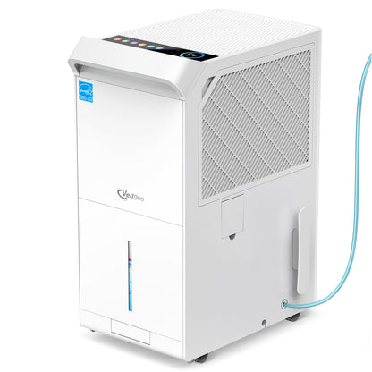 Vellgoo 80 Pints Energy Star Dehumidifier with Pump & Drain Hose (5,000 Sq.Ft) for Large Room, Garage