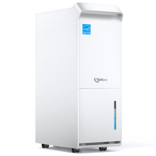 Vellgoo 22 Pints Most Efficient Energy Star Dehumidifier with Drain Hose(1800 Sq.Ft) for Home