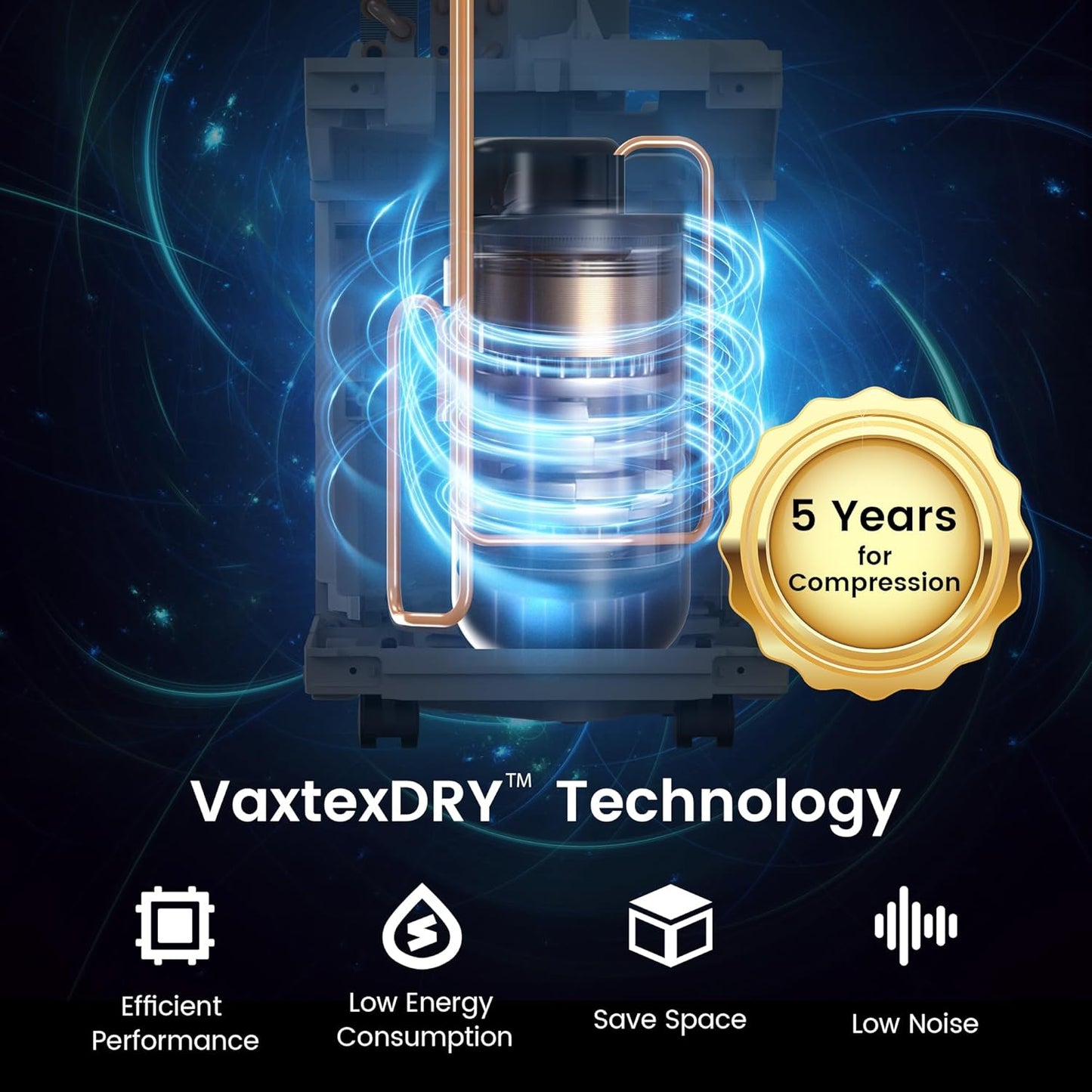 Vellgoo 35 Pints Energy Star Dehumidifier for Basement with Drain Hose(3,500 Sq.Ft ) for Home